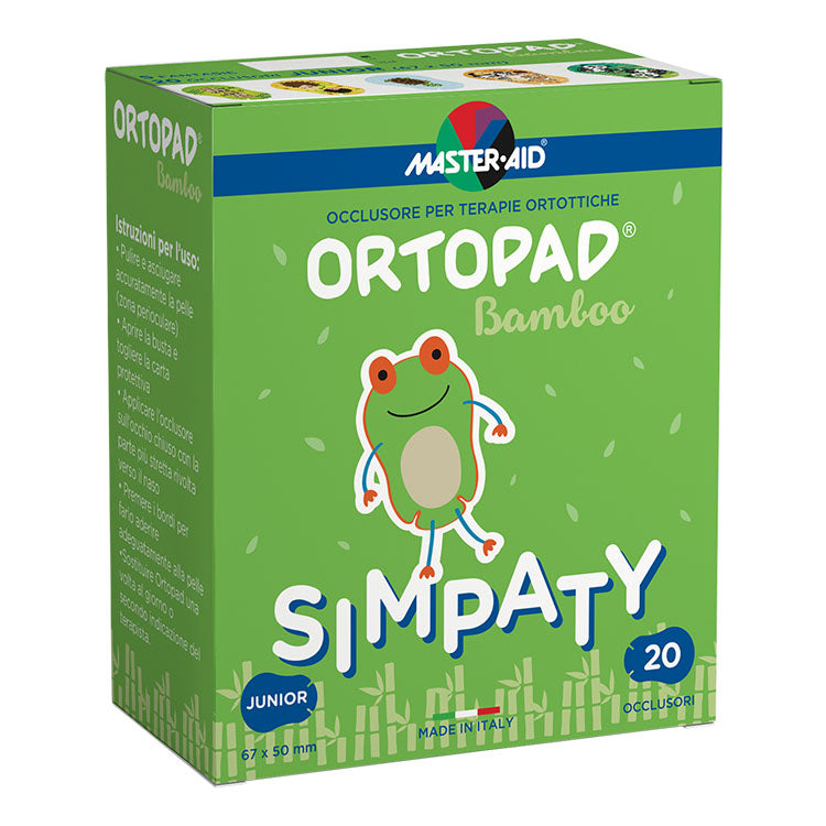 Master Aid Ortopad Cerotti Occlusivi Per Terapie Ortottiche Cotton Simpaty Junior 20 Pezzi