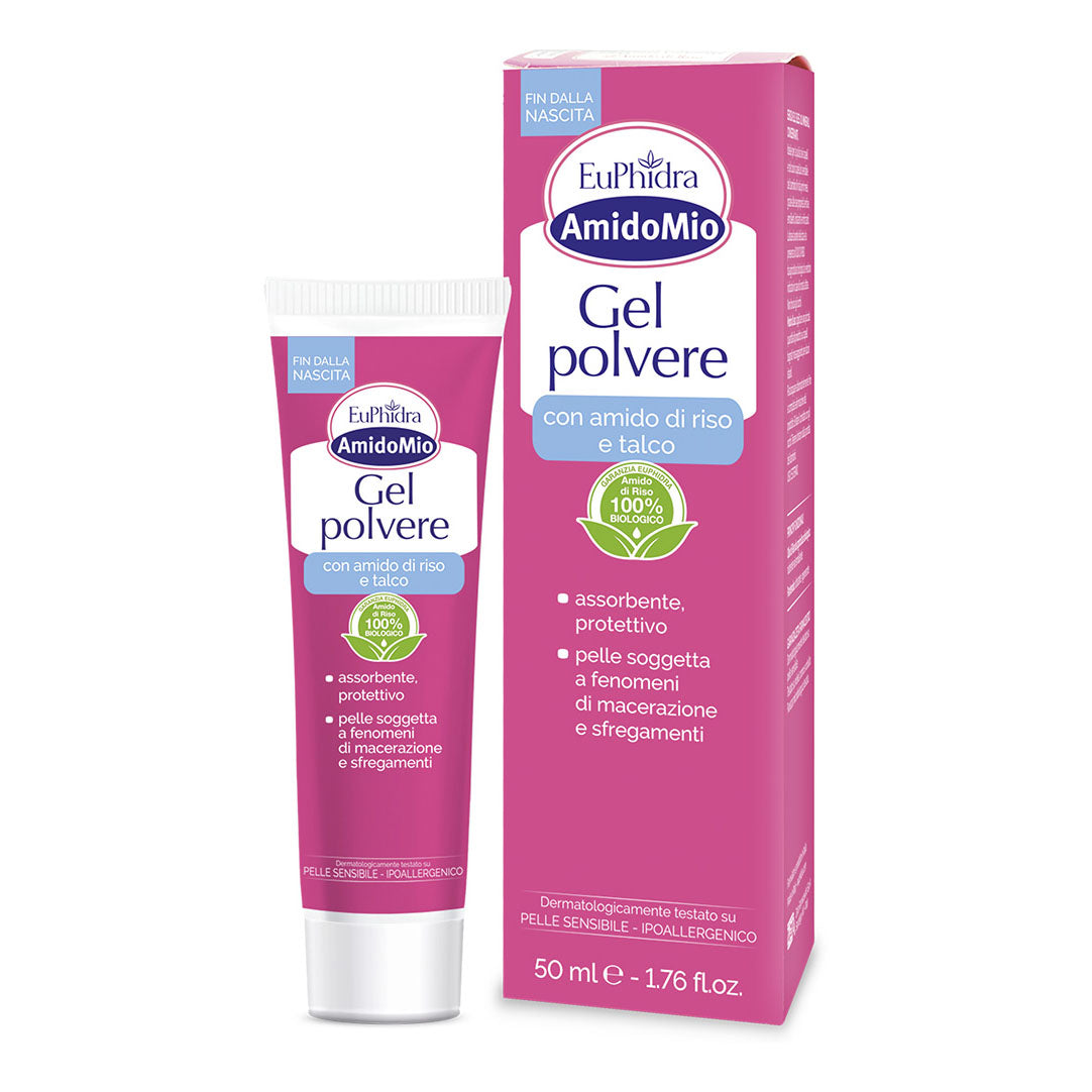EuPhidra AmidoMio Gel Polvere talco e amido di riso 50 ml
