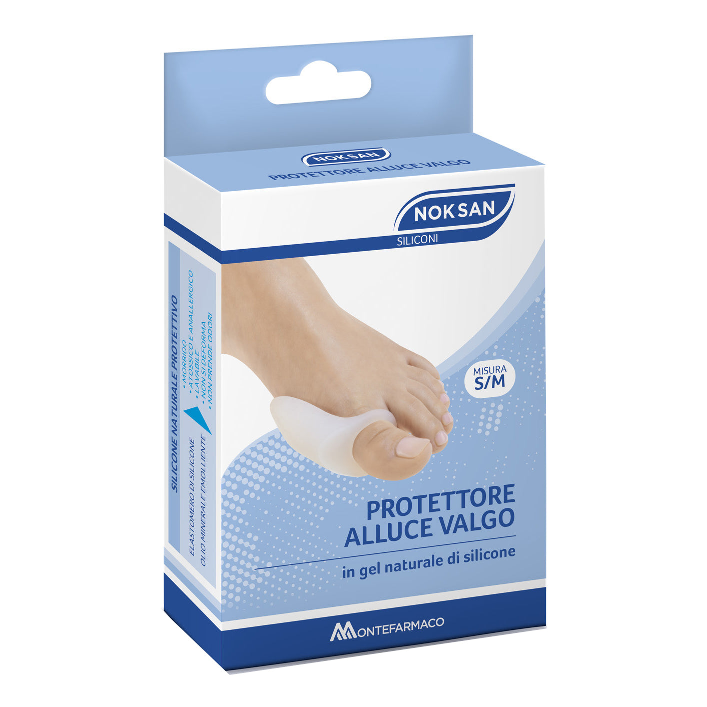 Noksan Prtettore Alluce Valgo In Gel Taglia S/M