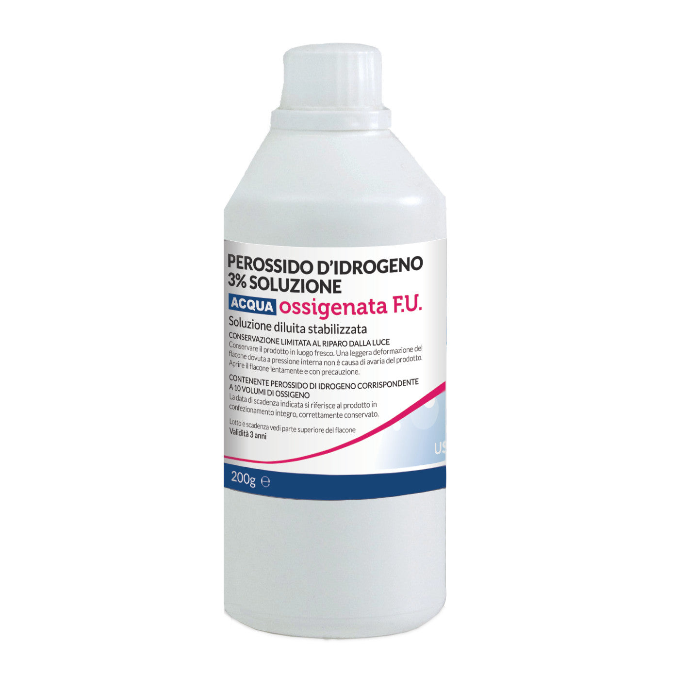 Acqua Ossigenata 10 Volumi | Perossido Idrogeno Disinfettante | 200ml
