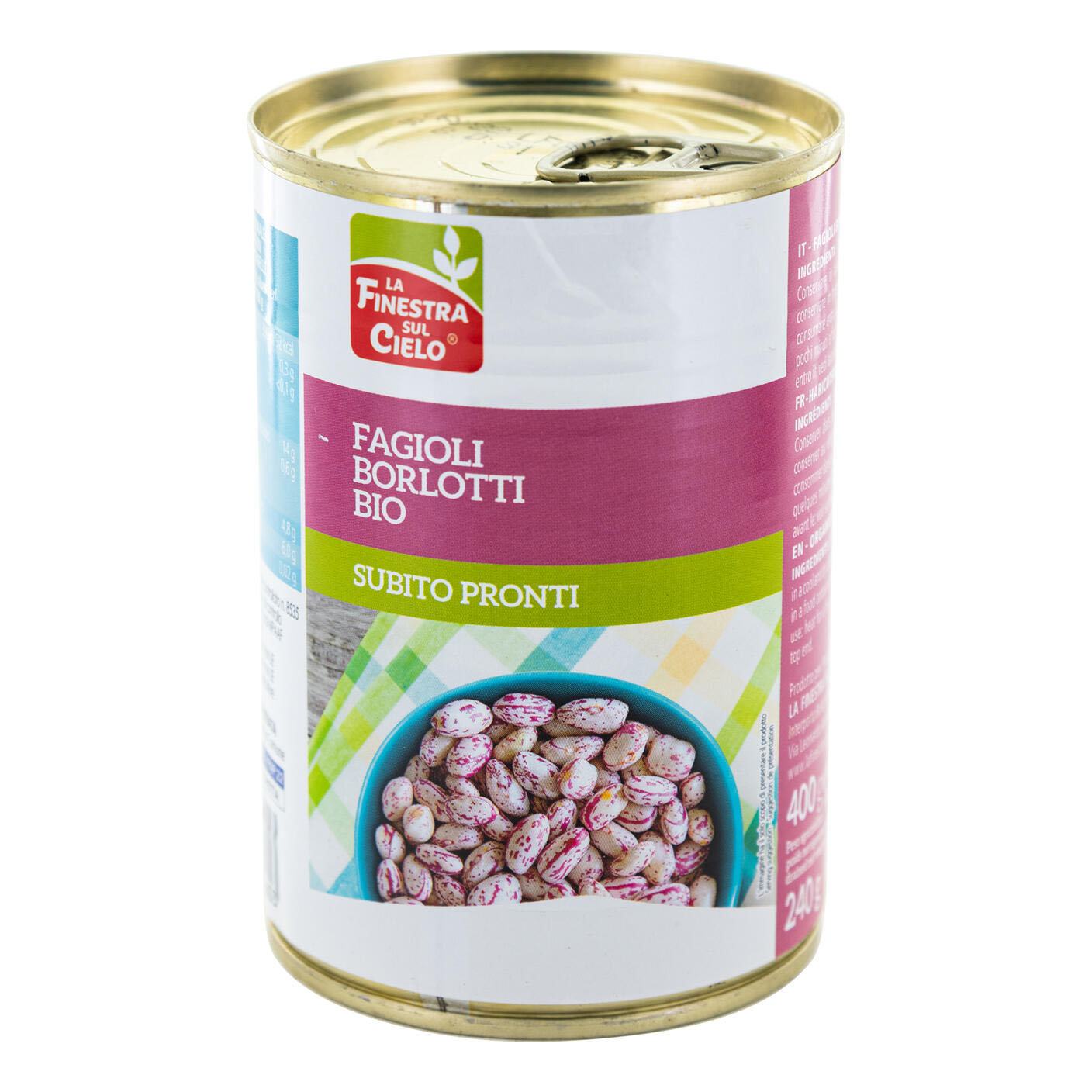 FAGIOLI BORLOTTI PRONTI BIO