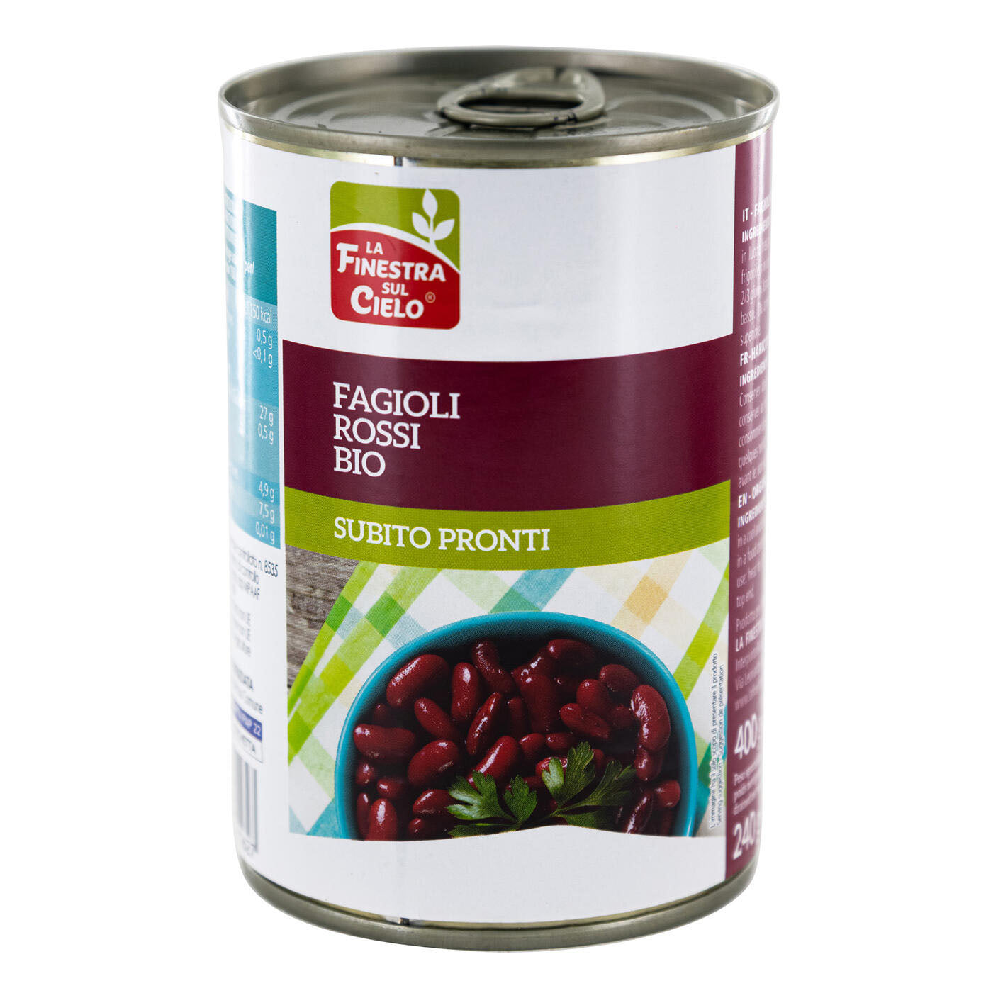 FAGIOLI ROSSI PRONTI BIO 400G