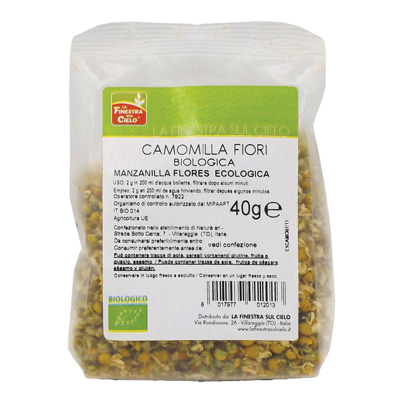 CAMOMILLA FIORI 40G BIO