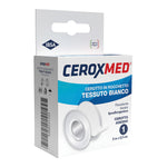 Ceroxmed | Cerotto in Rocchetto Aerato Bianco 2,5 cm x 5 m | 1 Pezzo  