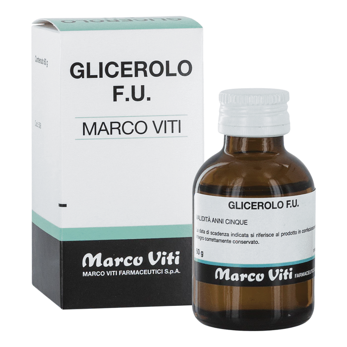 Marco Viti Glicerina F.U. | Glicerolo Puro Farmacopea Ufficiale | Flacone 60 g  
