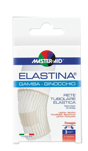 Master Aid Elastina Rete Tubolare Gamba Ginocchio 3mt  