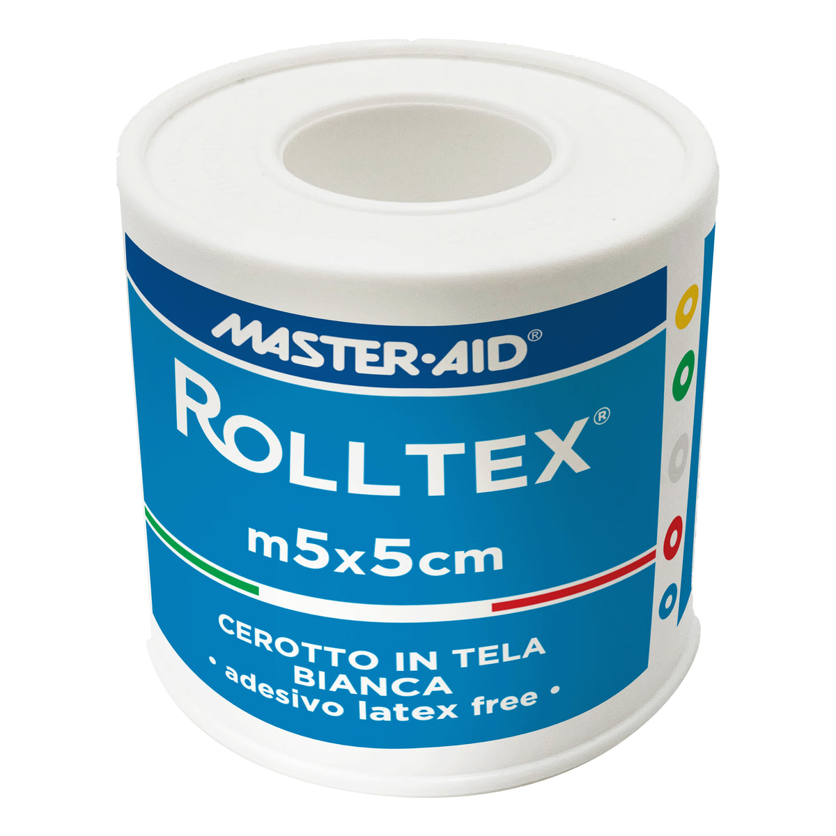 Master Aid Rolltex Cerotto Su Rocchetto Tela Bianca 5mt X 5cm  