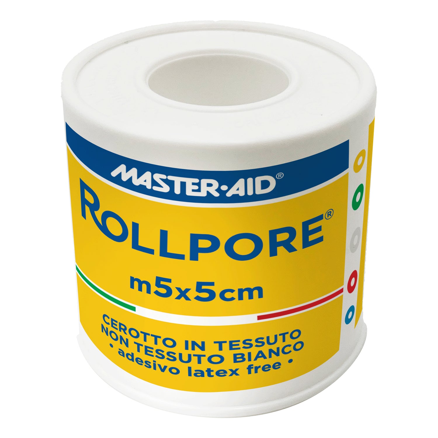 Master Aid Rollpore Cerotto Su Rocchetto Tnt Bianco 5mt x 5cm