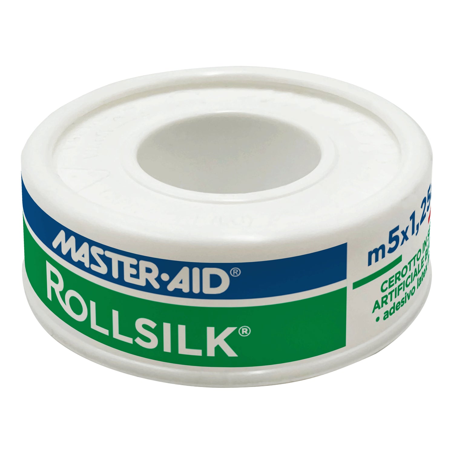 Master Aid Rollsilk Cerotto Su Rocchetto In Seta 5mt X 1,25cm