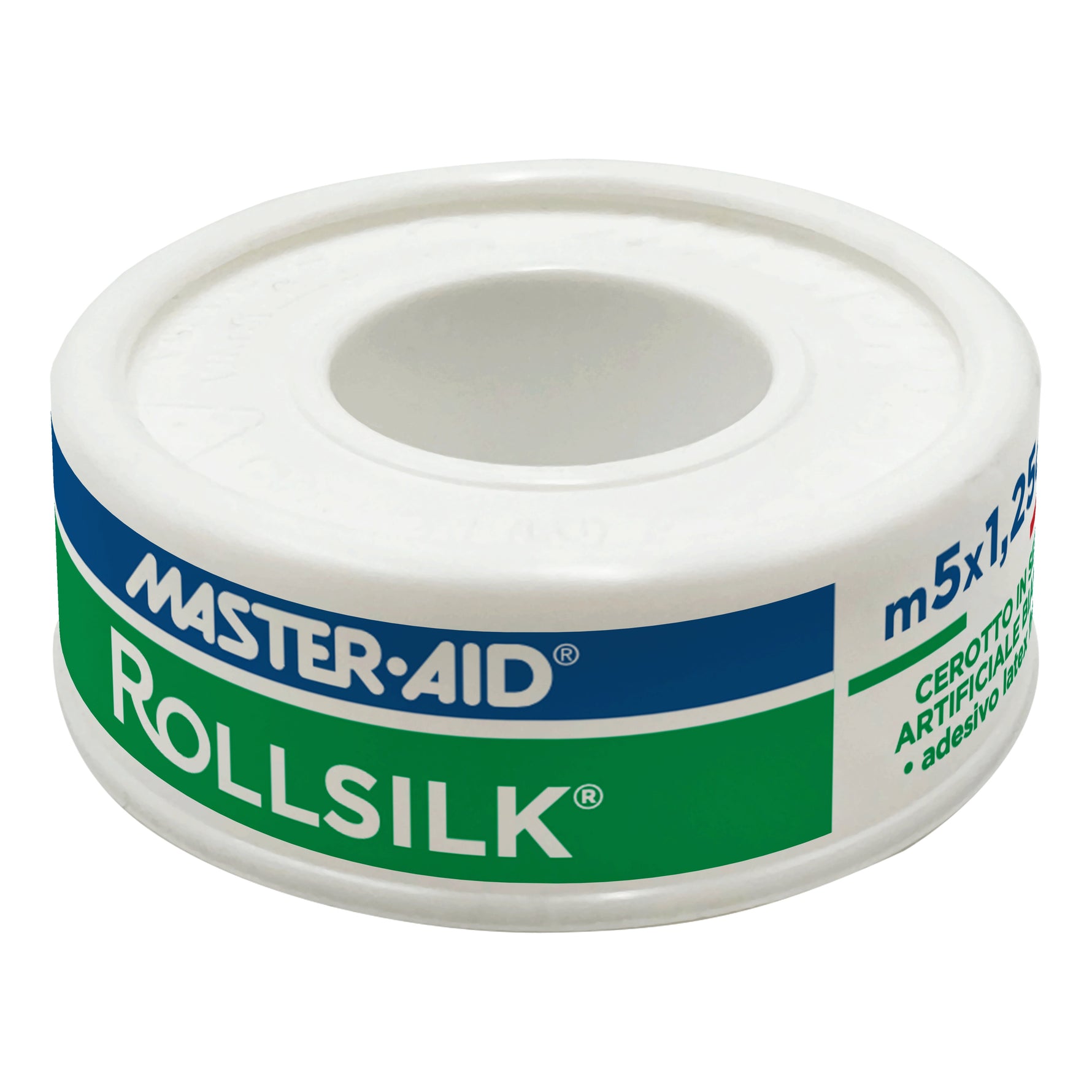 Master Aid Rollsilk Cerotto Su Rocchetto In Seta 5mt X 1,25cm
