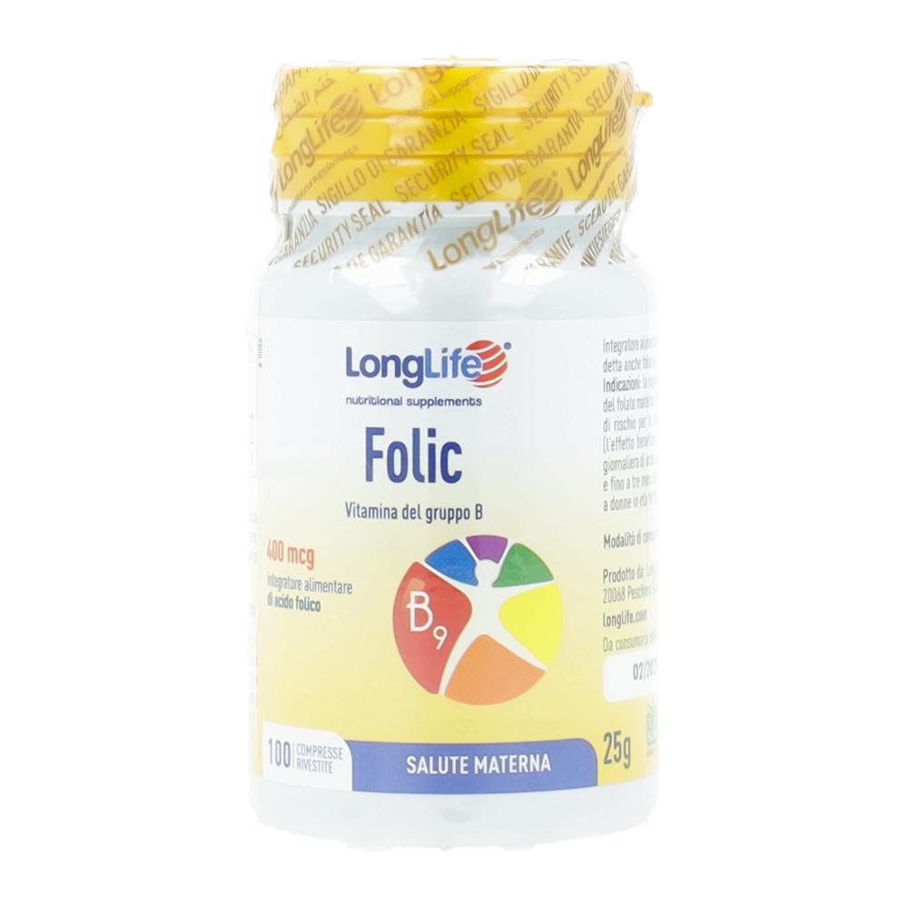 LONGLIFE FOLIC 400MCG 100CPR