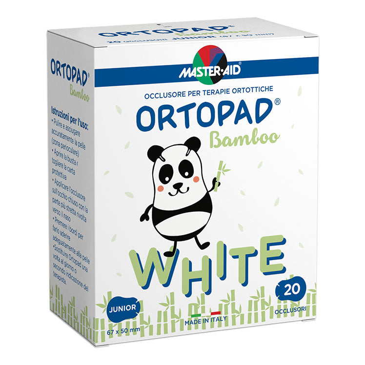 Master Aid Ortopad Cerotti Occlusivi Per Teratie Ortottiche Junior Bianco 20 Pezzi  