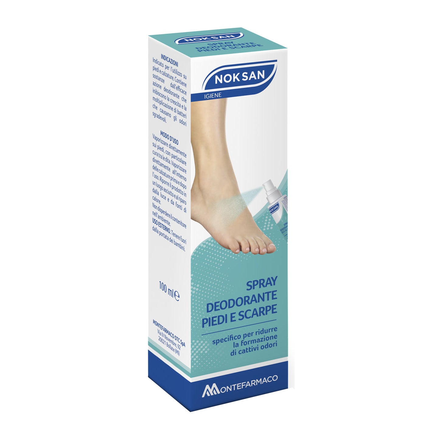 Noksan Spray Deodorante Piedi E Scarpe 100ml