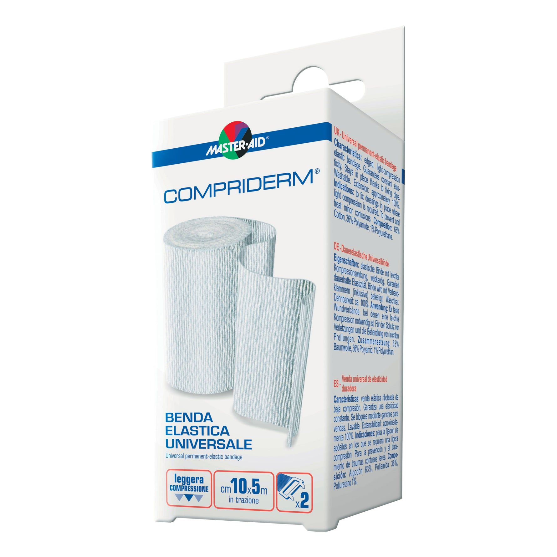 Master Aid Compriderm Benda Elastica 10cm X 5mt
