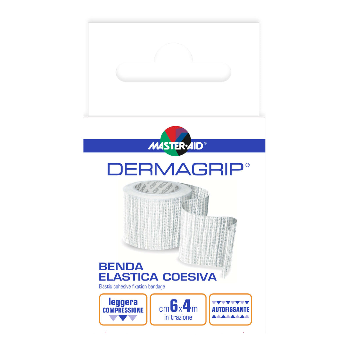 Master Aid Dermagrip Benda Elastica Auto-Bloccante 6cm X 4mt  