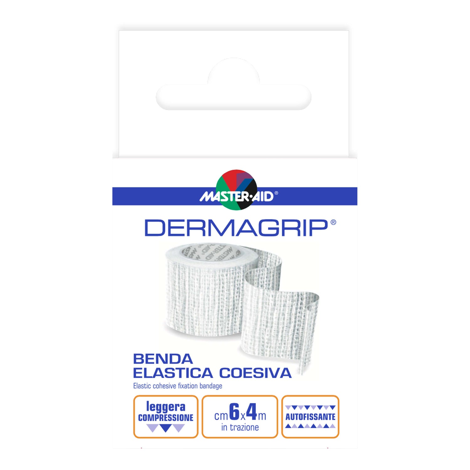 Master Aid Dermagrip Benda Elastica Auto-Bloccante 6cm X 4mt