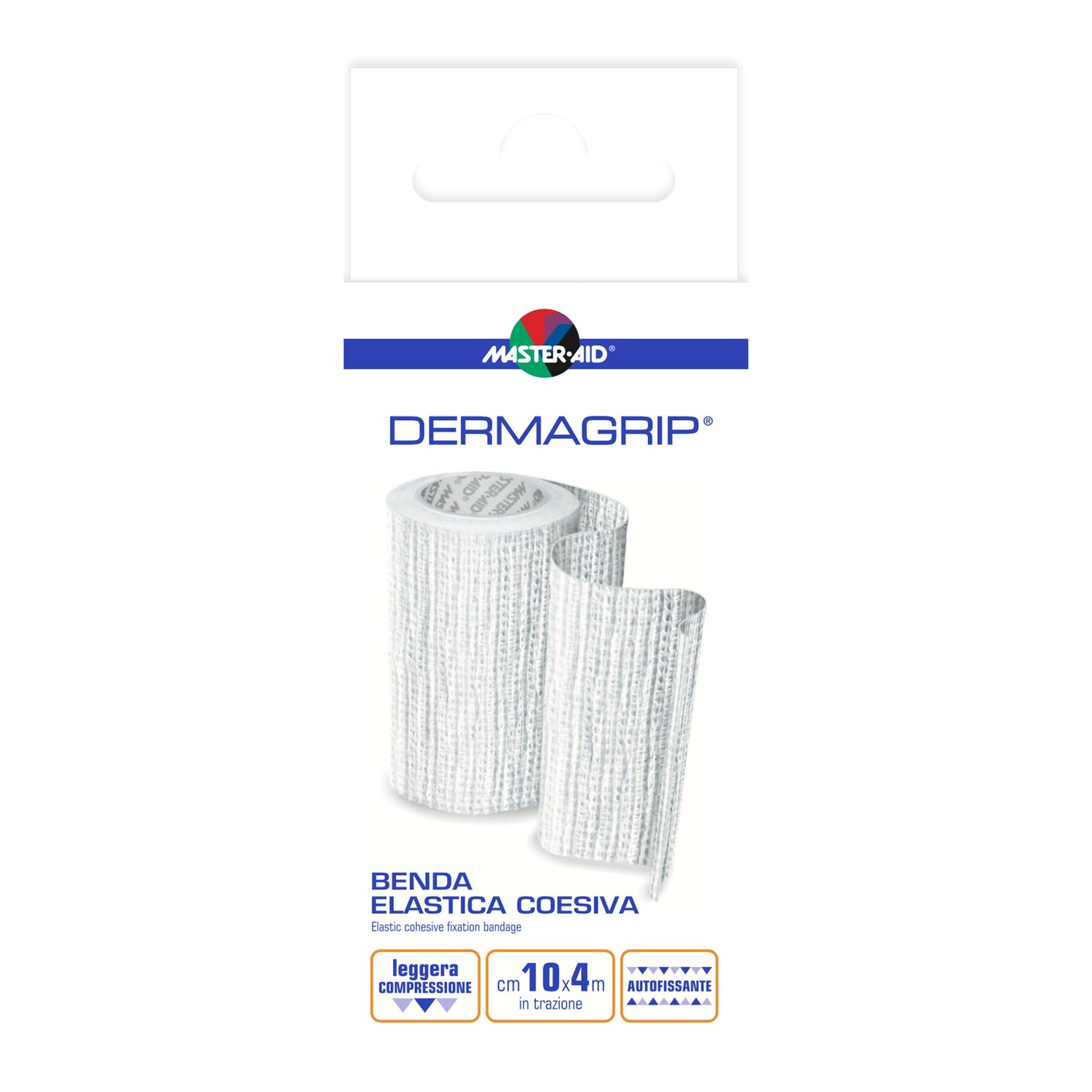 Master Aid Dermagrip Benda Elastica Auto-Bloccante 10cm X 4mt