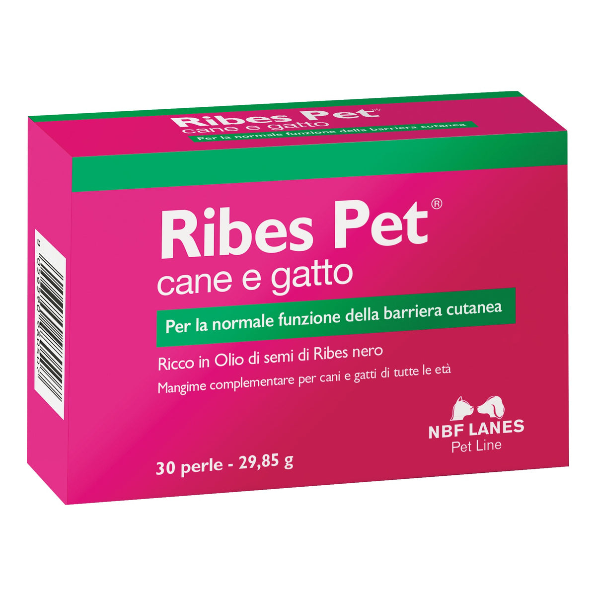 Ribes Pet | Integratore Dermatite Atopica Allergie Cani Gatti | 30 Perle  