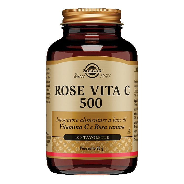 Solgar - Rose Vita C 500 - 100 Tavolette
