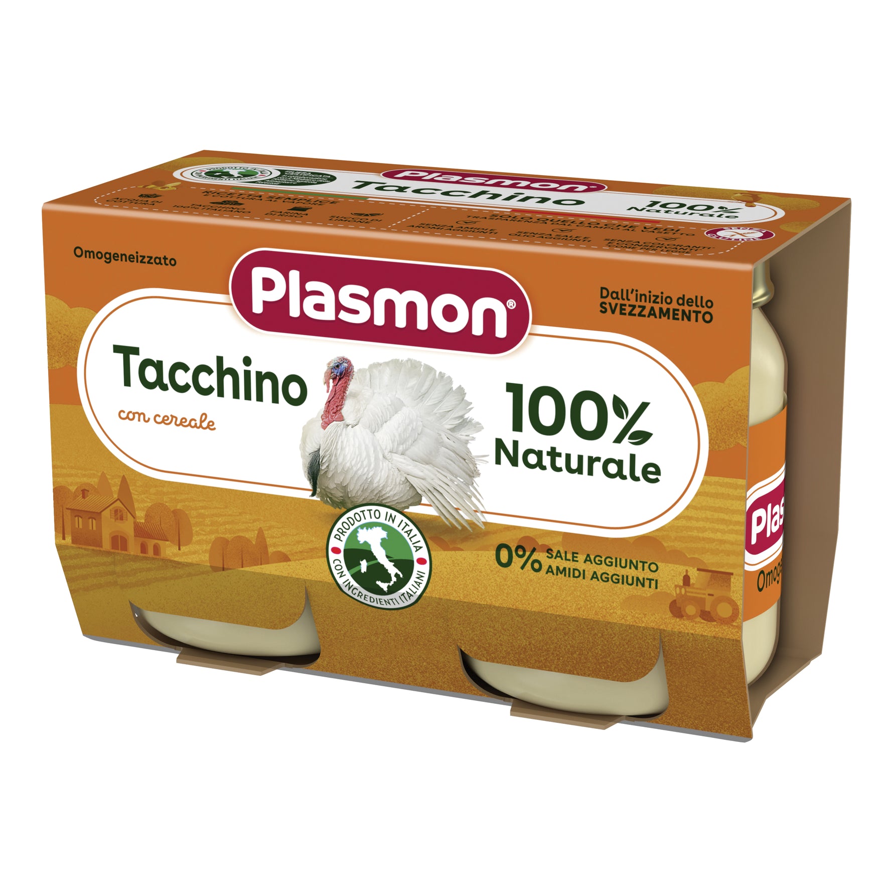 PLASMON OMOG TACCHINO 120GX2PZ
