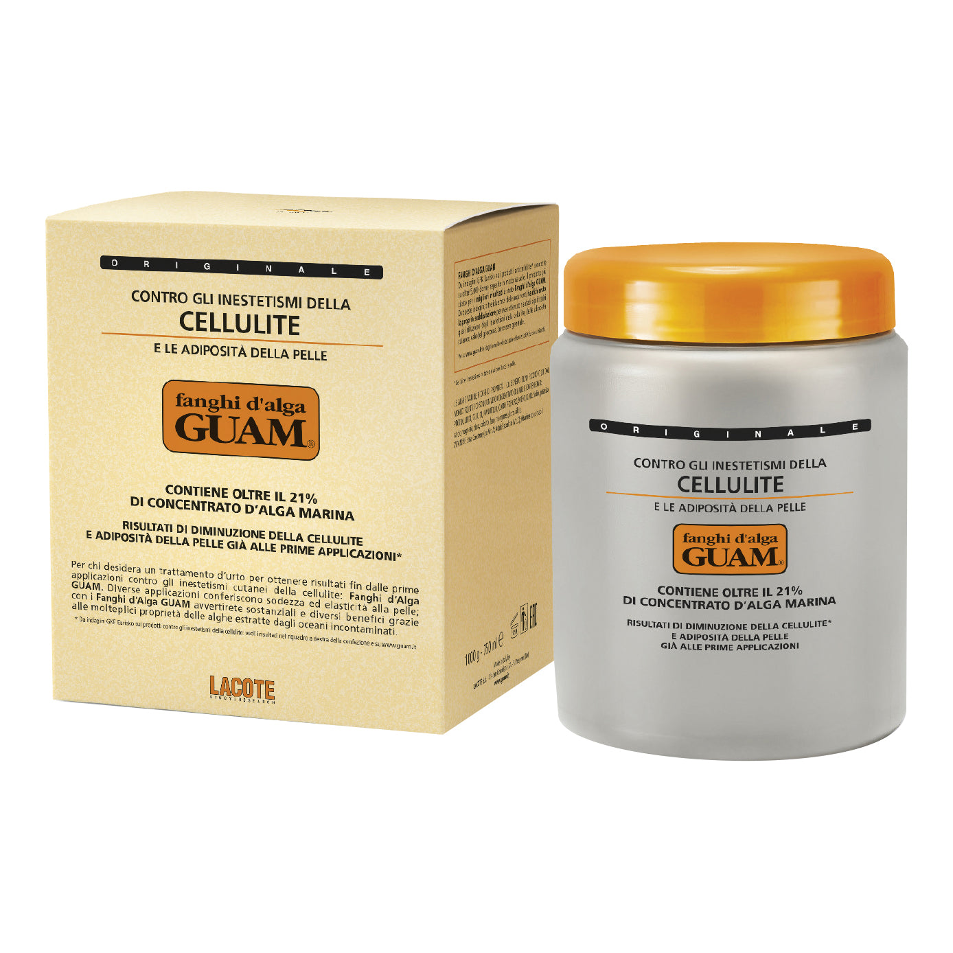 Guam Fanghi d'Alga Anticellulite Tradizionale | 1kg Trattamento Corpo