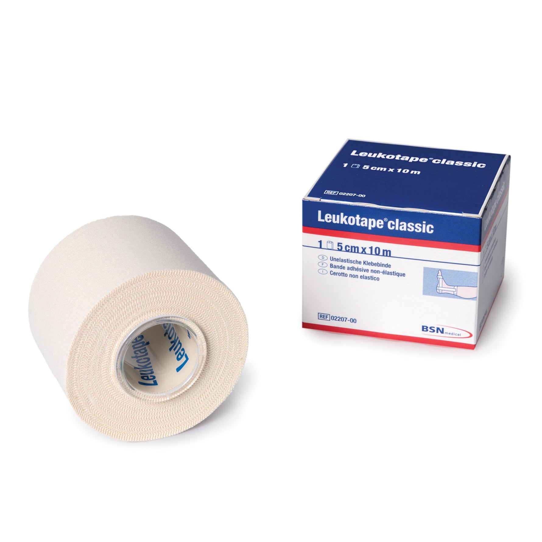 Leukoplast Leukotape Classic- Benda Taping Anelastica Adesiva 10m X 5cm

