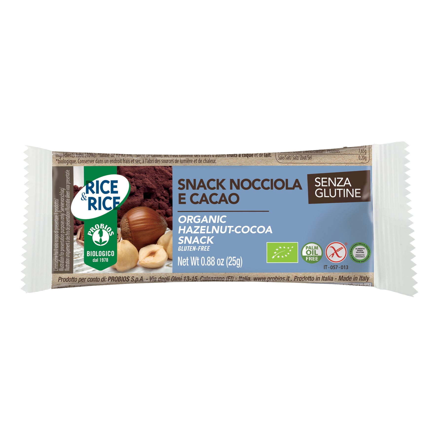 R&amp;R SNACK RISO NOCCIOLA 25G
