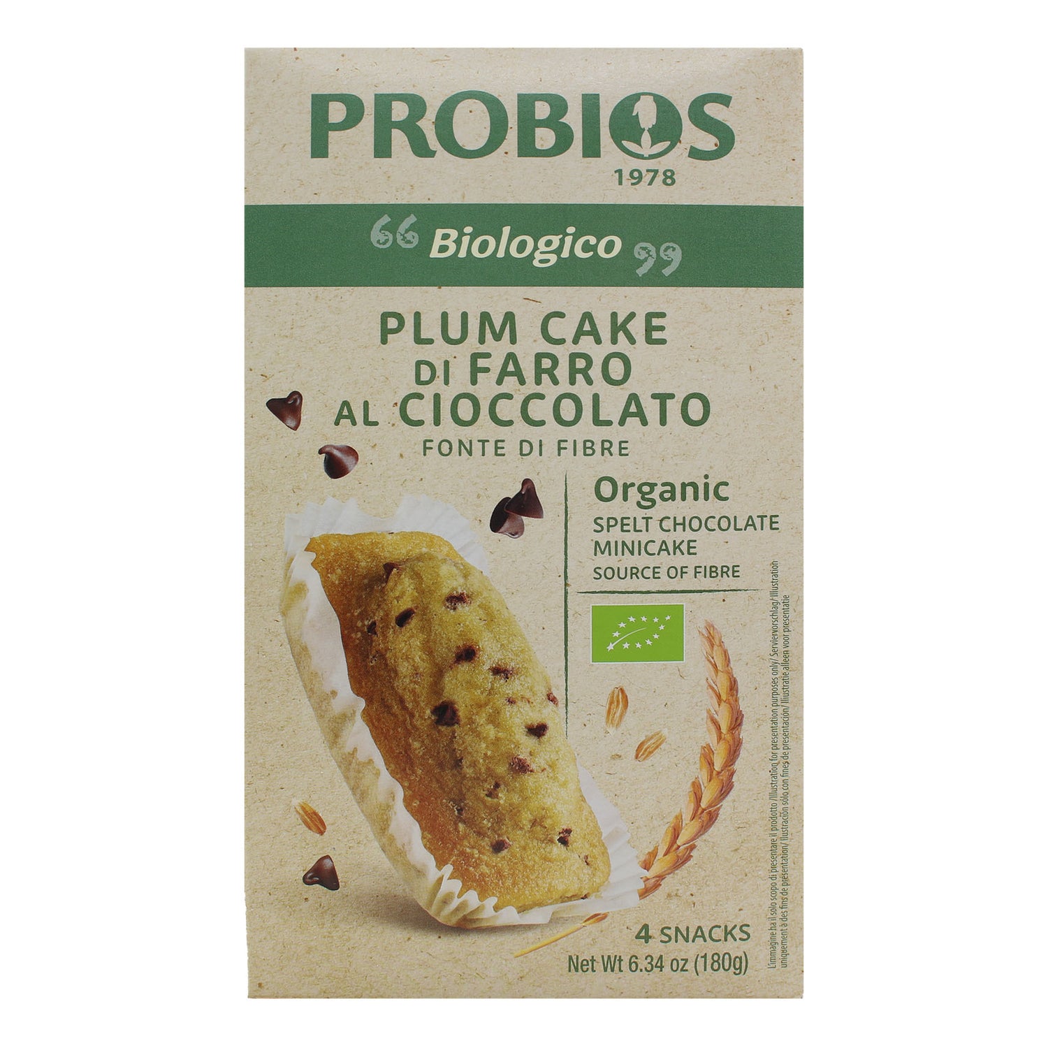 B&B FARRO CAKE CIOC 4X45G