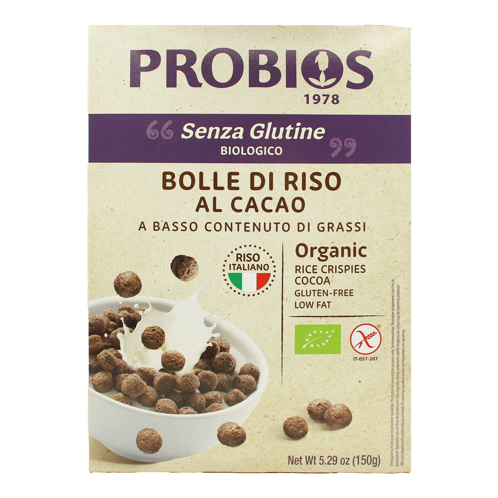 R&amp;R BOLLE RISO CACAO 150G

