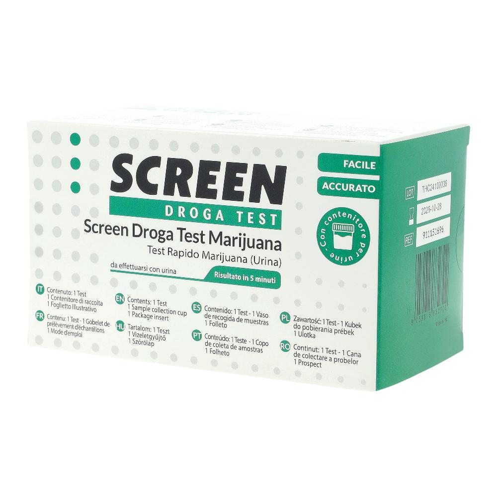 SCREEN DROGA TEST MARIJUANA