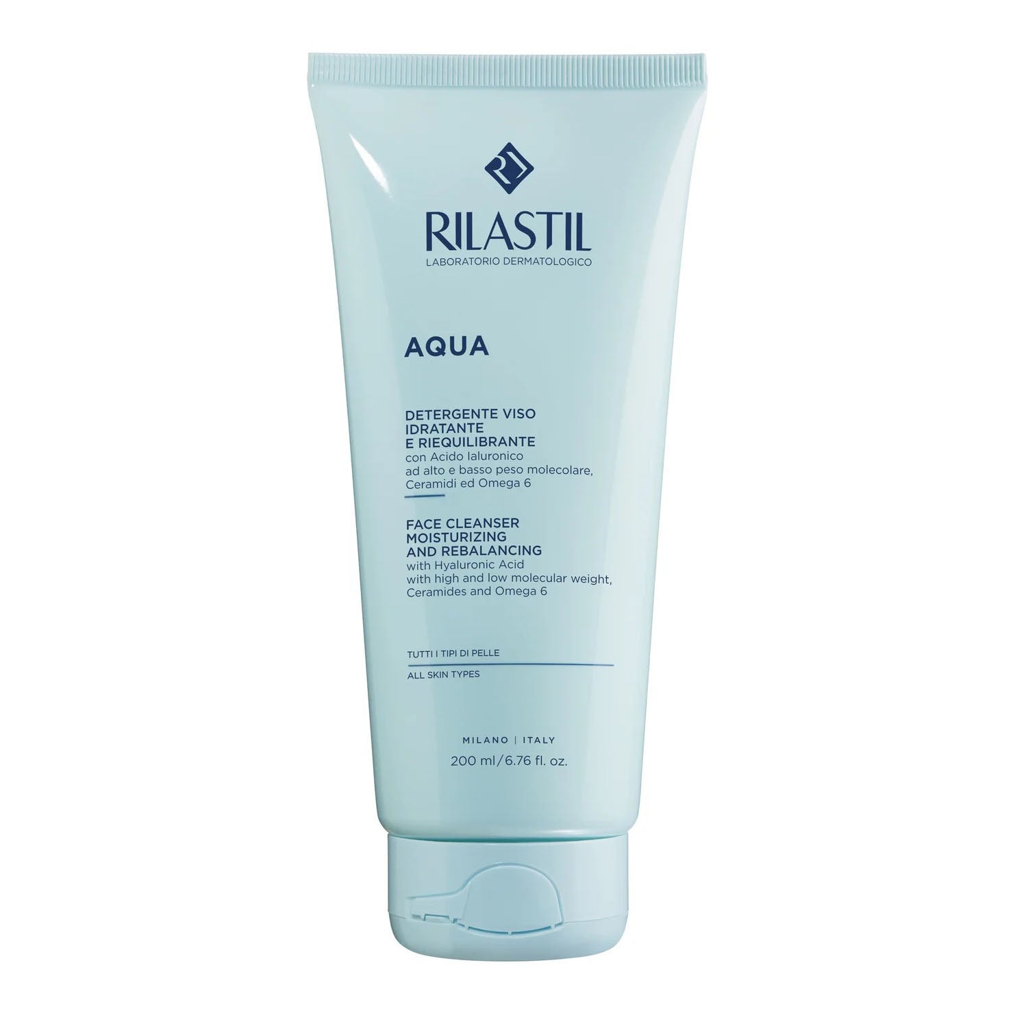 Rilastil Aqua Detergente Viso 200 ml
