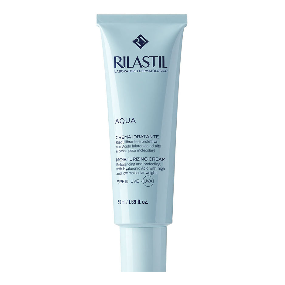 Rilastil Aqua Uv Spf 15 Crema Idratante Viso E Collo 50ml