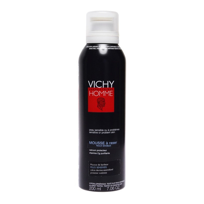 Vichy Homme Sensi Shave Schiuma Da Barba Anti-Irritazioni 200ml