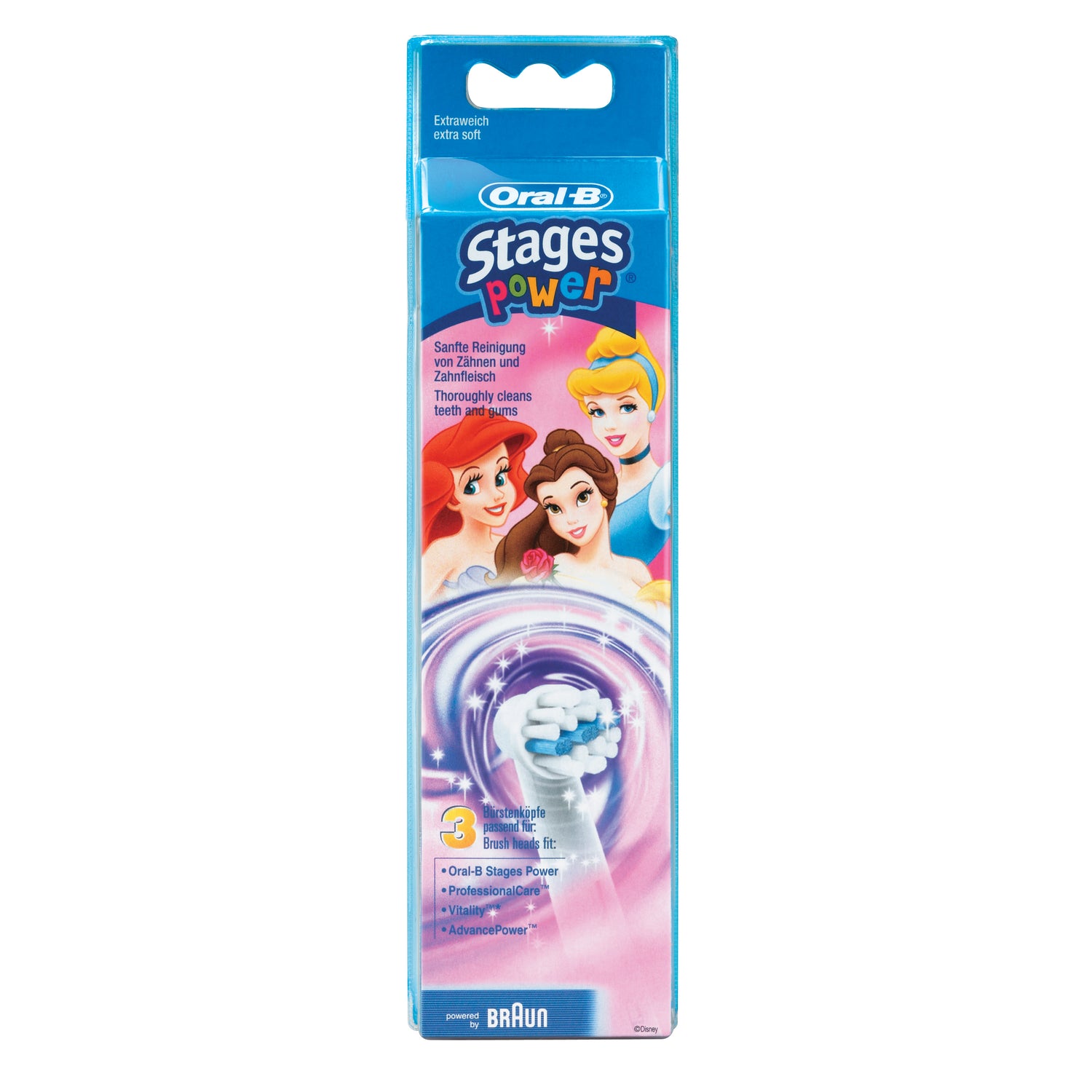Oral-B Testine Ricambio EB Kids Stages 3 Pezzi