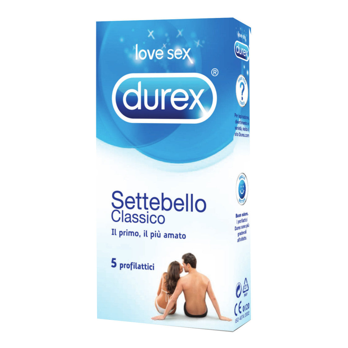 DUREX SETTEBELLO CLASS 5PZ NF  