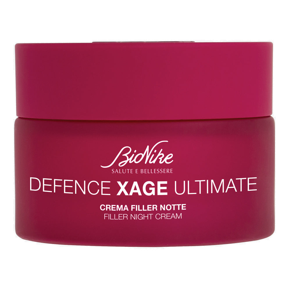 BioNike Defence Xage Ultimate | Crema Filler Notte Anti-Età | 50 ml