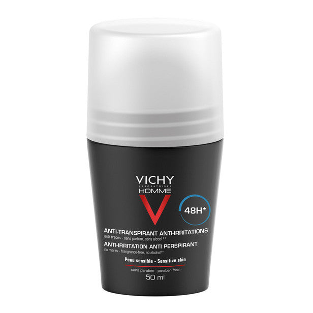 Vichy Homme Deodorante Roll-On Pelle Sensibile 50ml