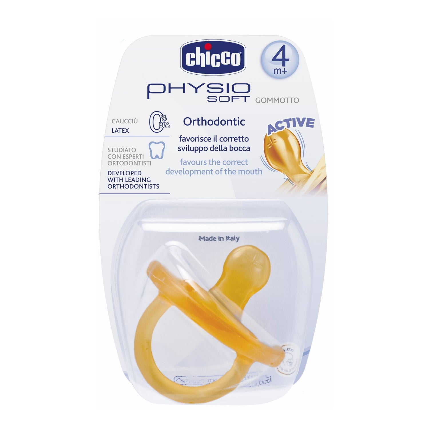 Chicco Gommotto Physio Soft Caucciù 4m+