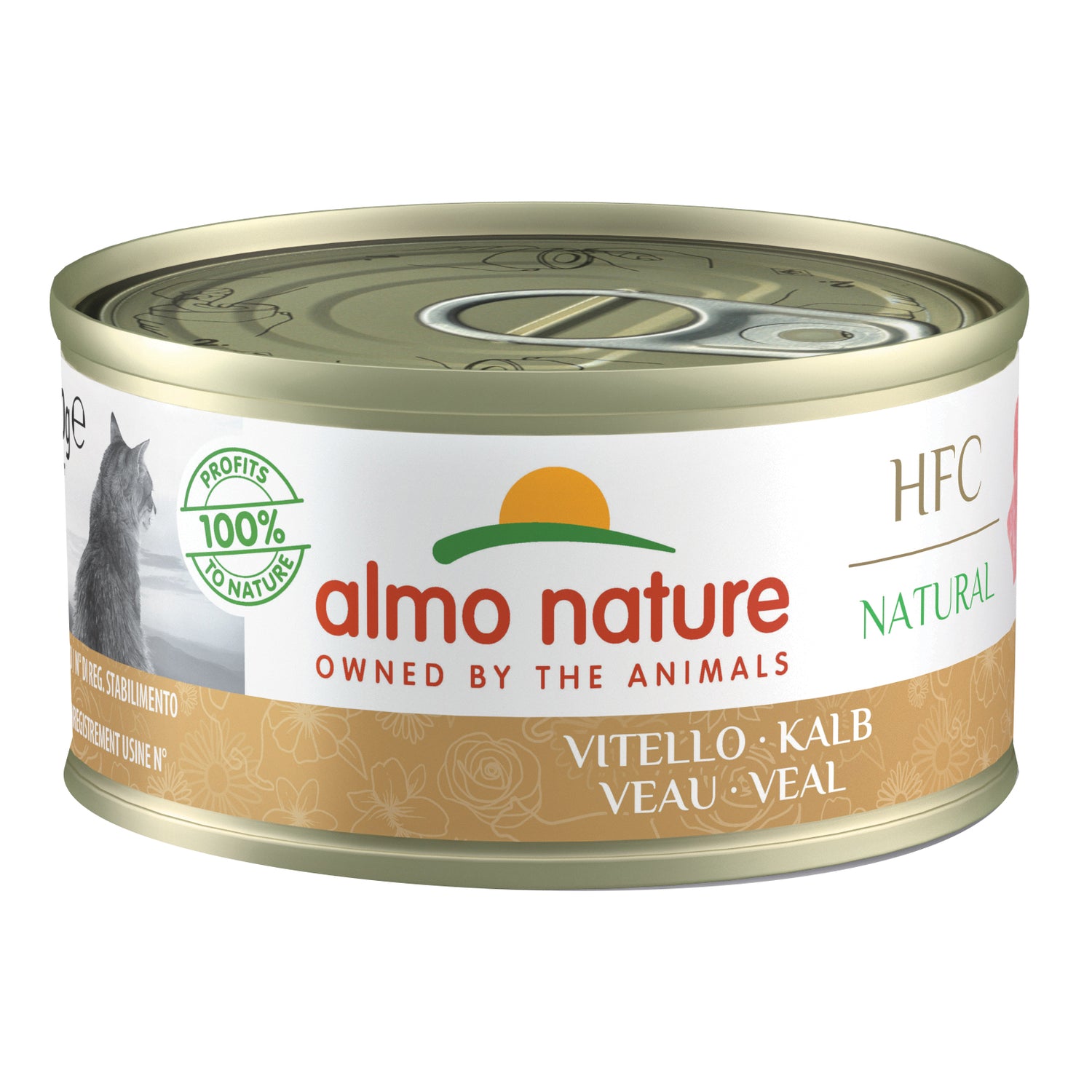 ALMO CAT NAT VITELLO 70G