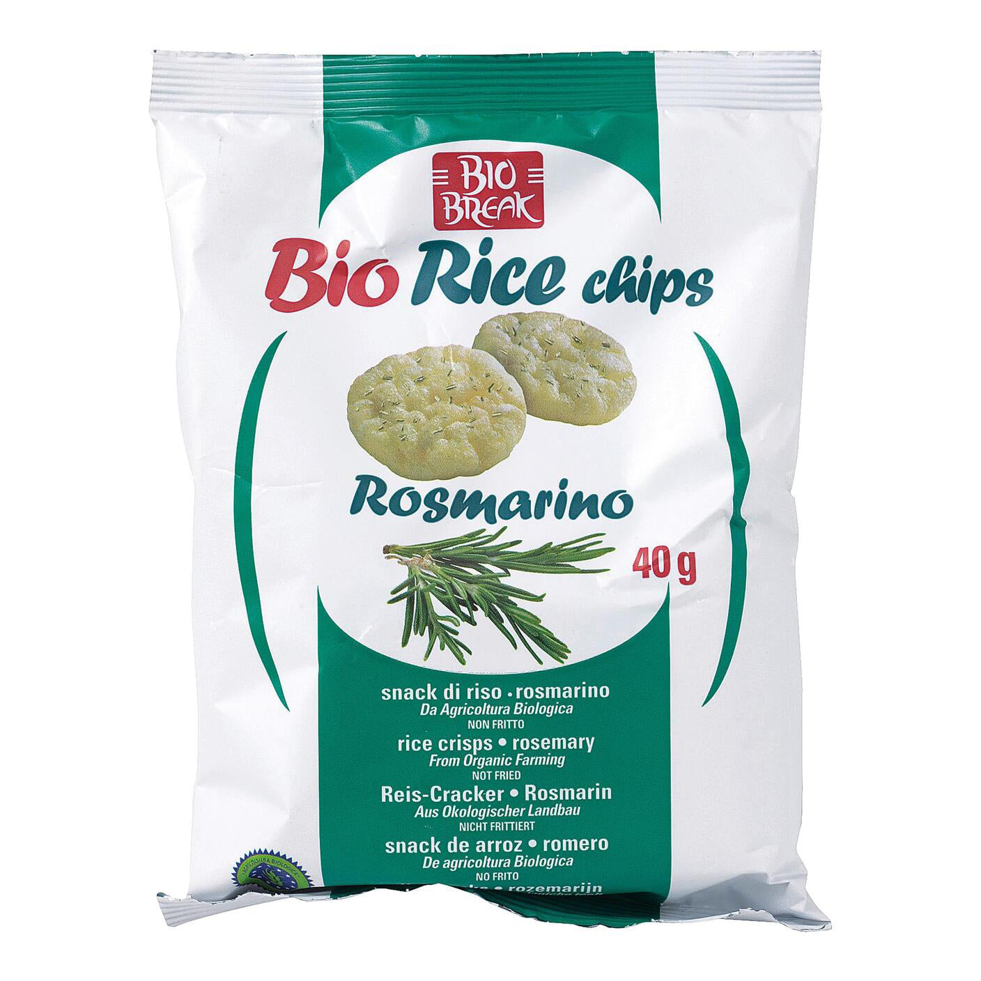 BIO RICE CHIPS ROSM RISO/MAI40