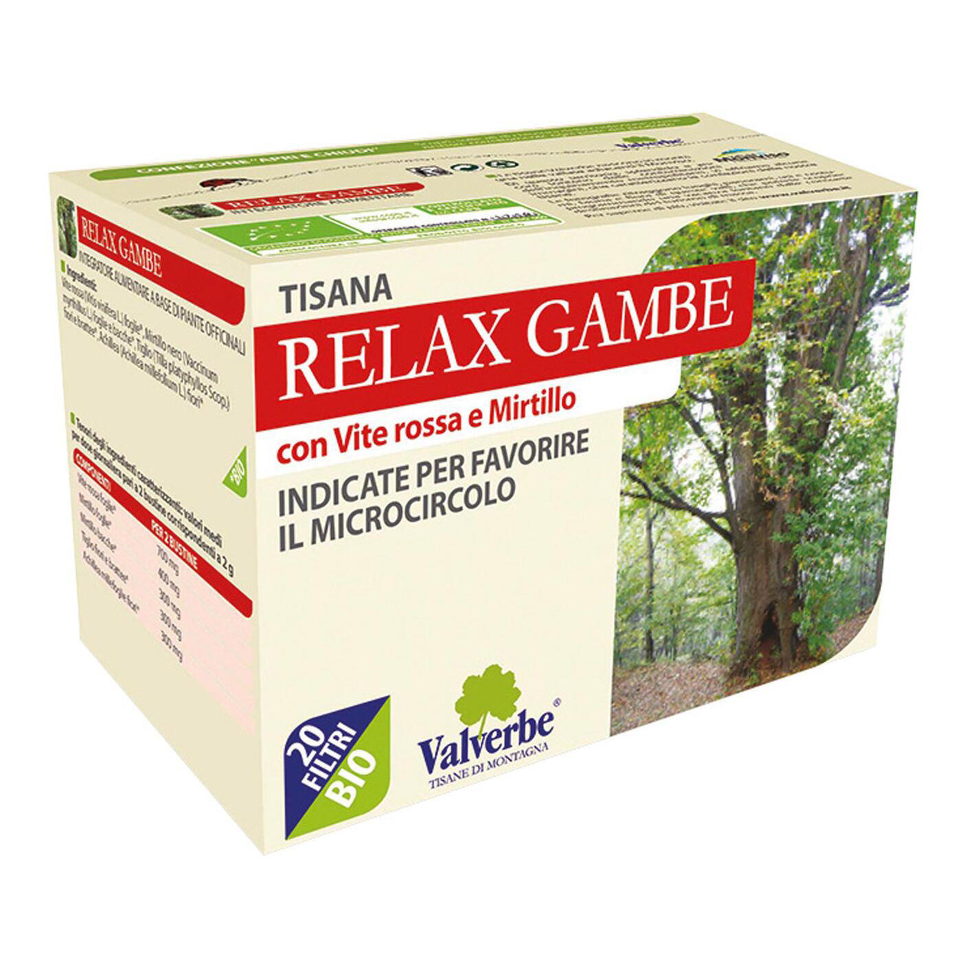 TISANA RELAX GAMBE 20G