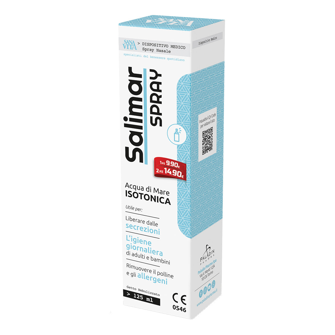 SANAVITA SALIMAR SPR NAS 125ML