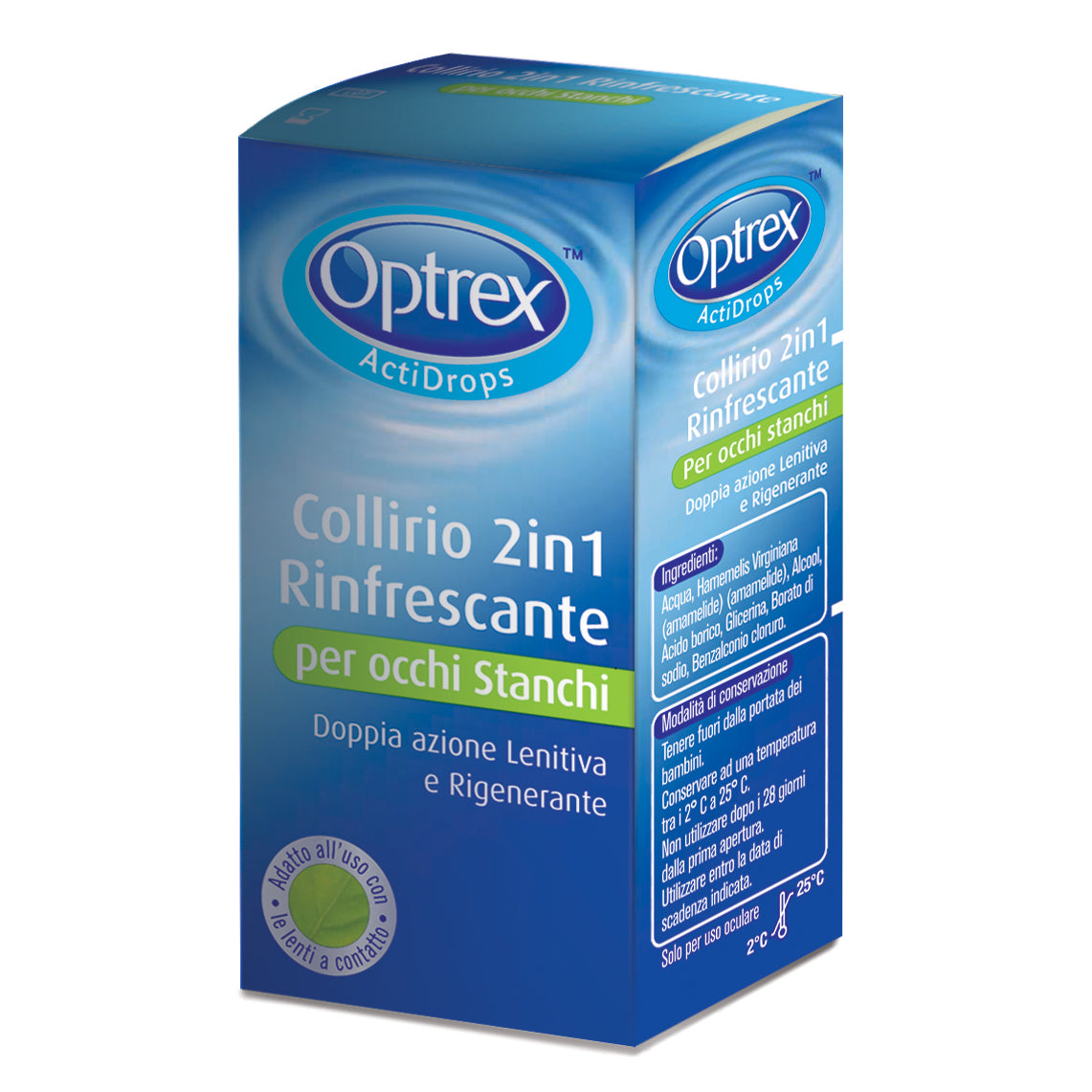Optrex Actidrops | Collirio Rinfrescante 2 in 1 Occhi Stanchi | 1 Pezzo  