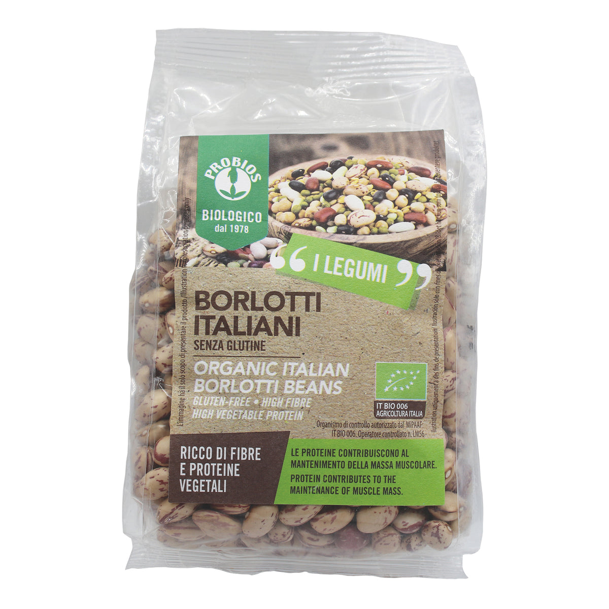 LEG FAGIOLI BORLOTTI BIO 400G  