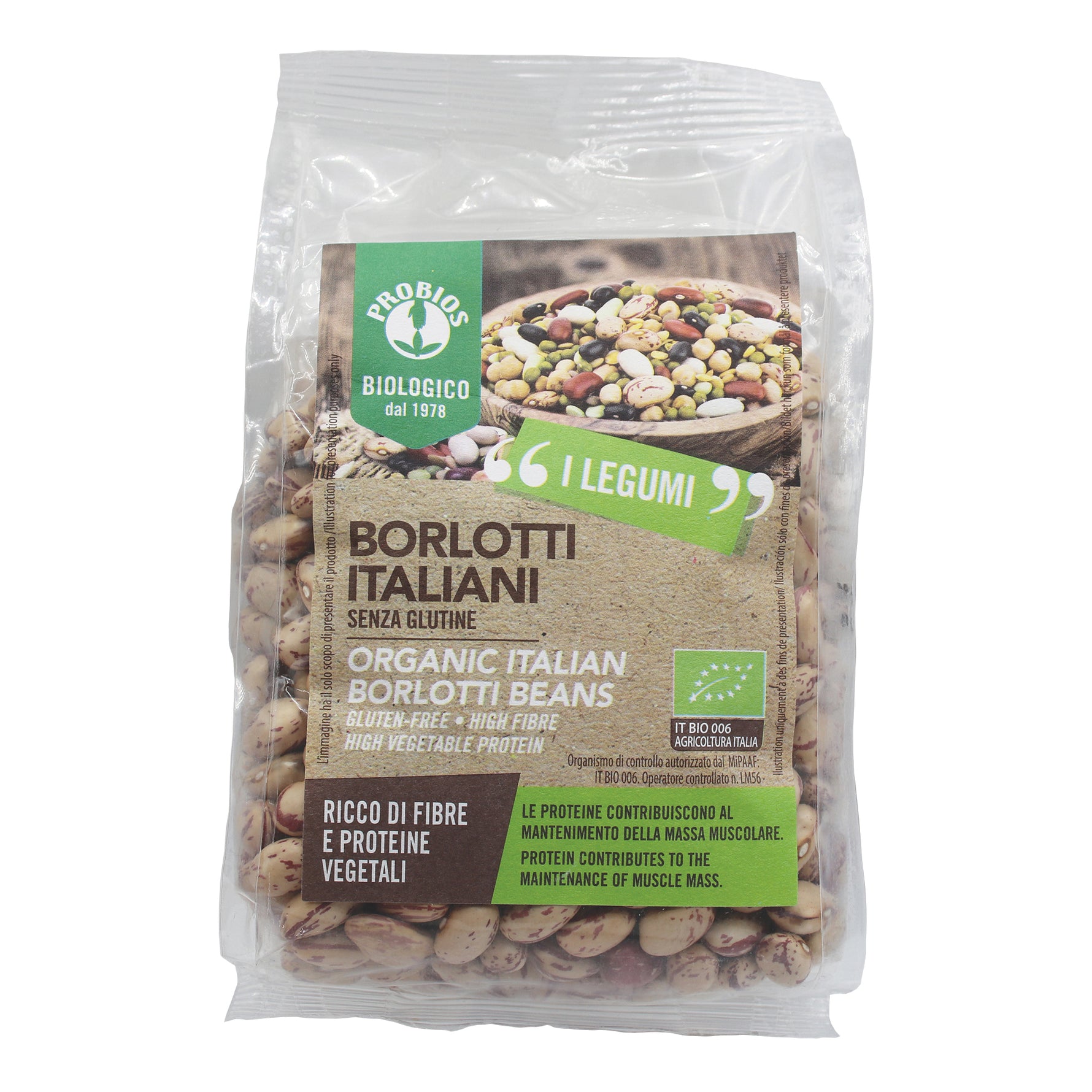 LEG FAGIOLI BORLOTTI BIO 400G
