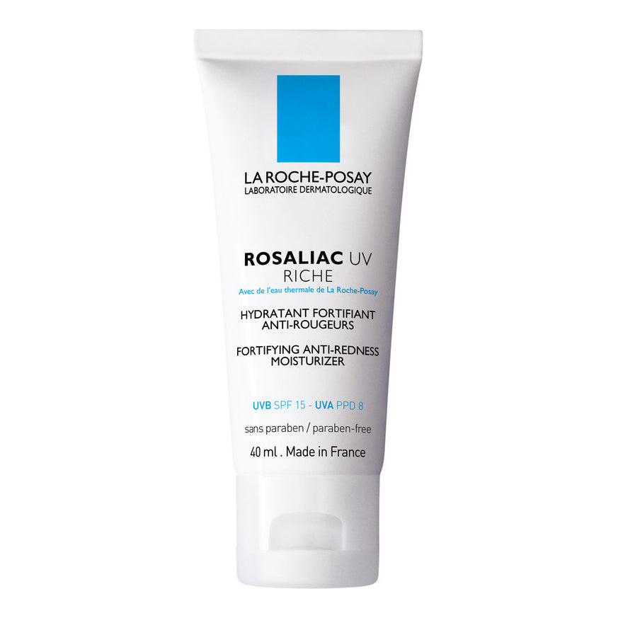 La Roche Posay Rosaliac Uv Riche - Trattamento Idratante Anti-Rossori Pelle Sensibile e Secca SPF15 40 ml