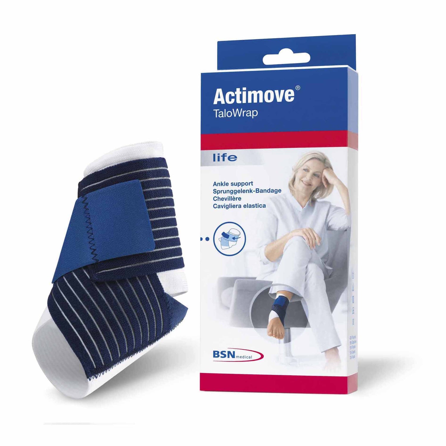 ACTIMOVE TaloWrap Cavigliera Elastica Taglia S