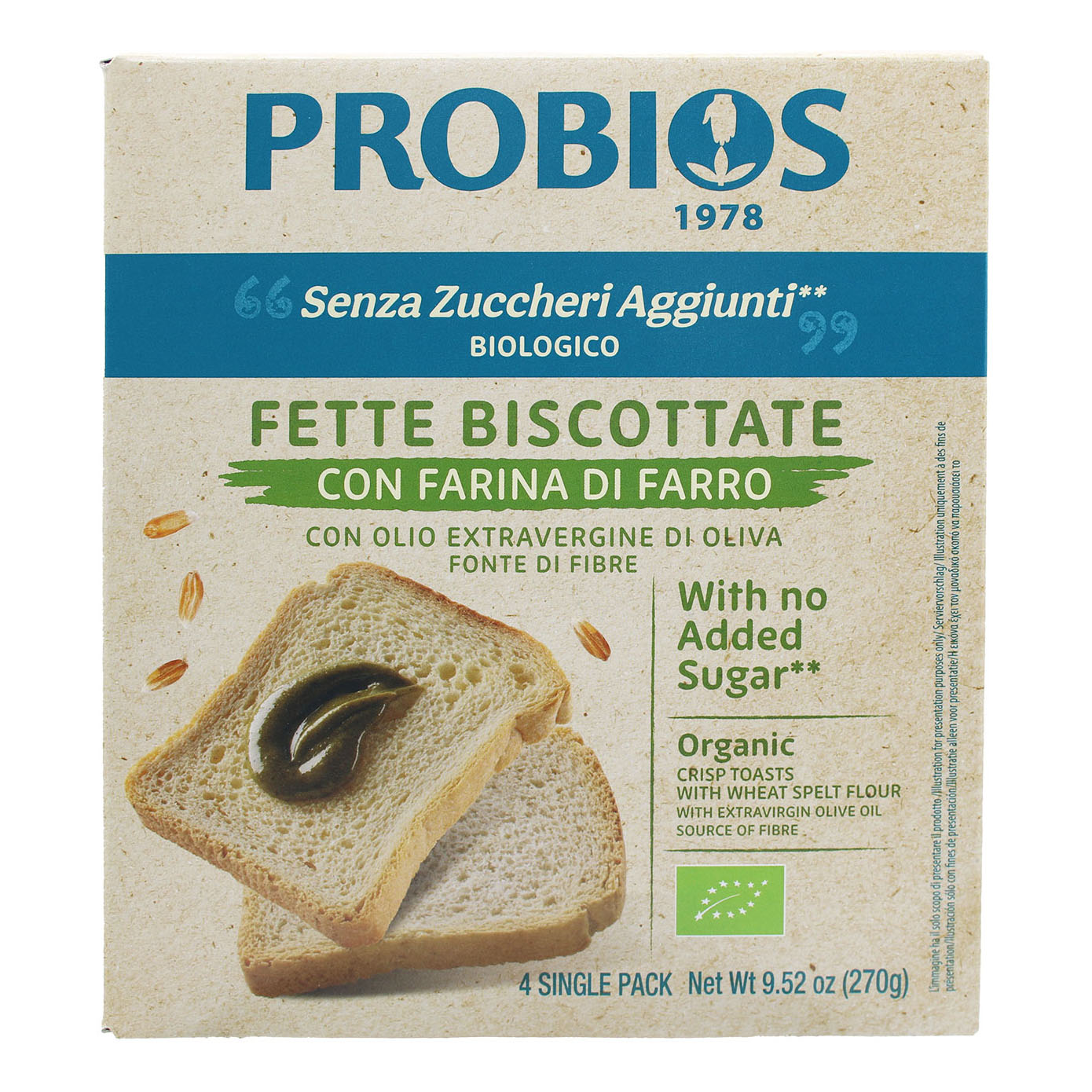 FETTE BISC FARRO S/ZUCCH 270G