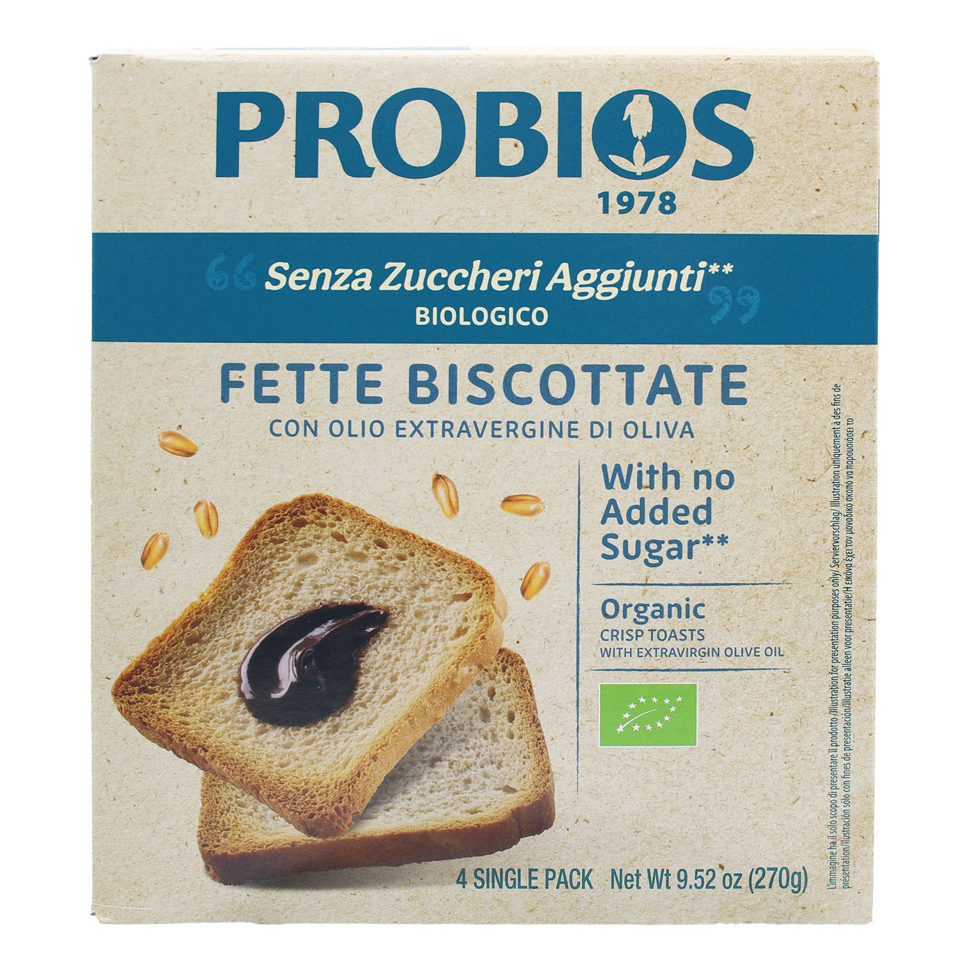 FETTE BISC FARINA BI S/ZUC270G