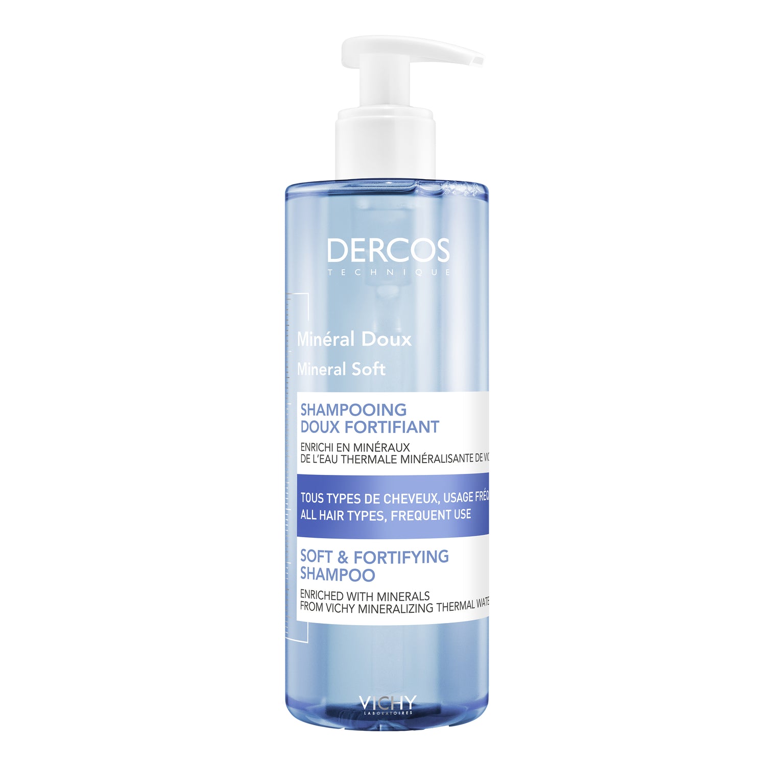 Vichy Dercos Dolcezza Minerale - Shampoo Dolce Fortificante Tutti I Tipi Di Capelli 400ml